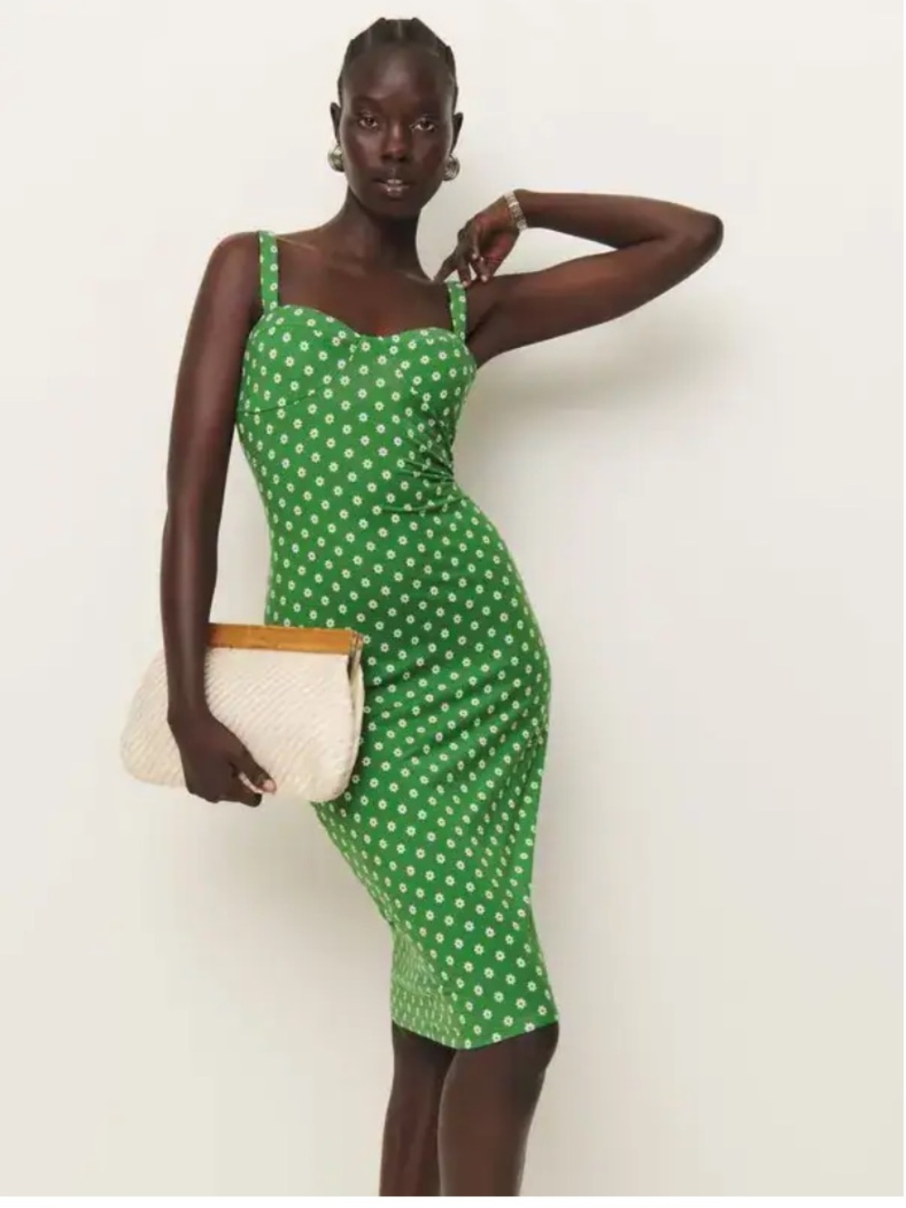 Reformation Beyonca Knit Midi Dress - XS